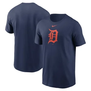 Detroit tigers nike fuse logo t shirt Navy
