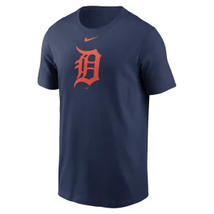 Detroit tigers nike fuse logo t shirt Navy M