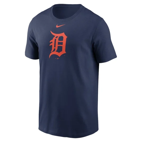 Detroit tigers nike fuse logo t shirt Navy M