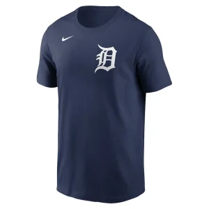 Detroit tigers nike fuse wordmark t shirt Navy M