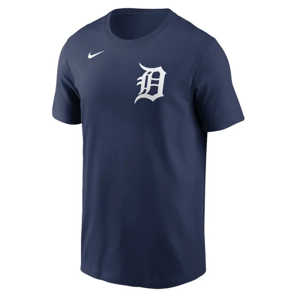 Detroit tigers nike fuse wordmark t shirt Navy M