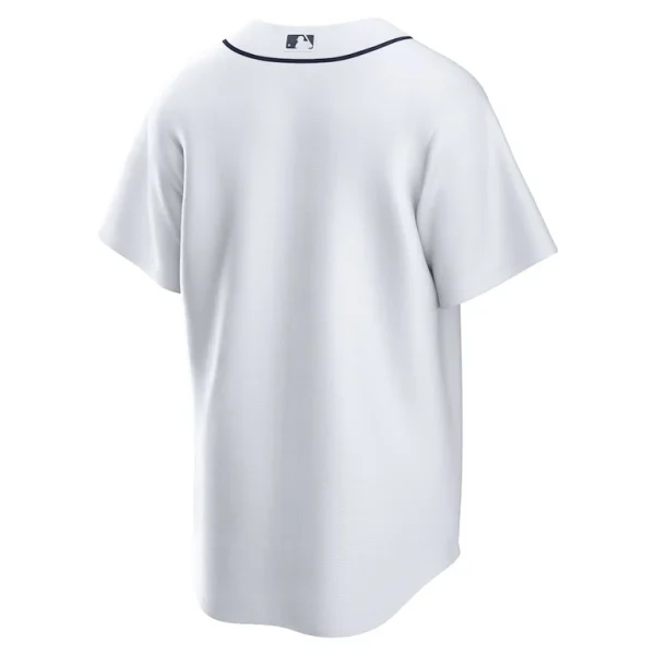 Detroit tigers nike home blank replica jersey White L