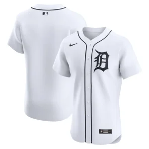 Detroit tigers nike home elite jersey White