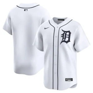 Detroit tigers nike home limited jersey White