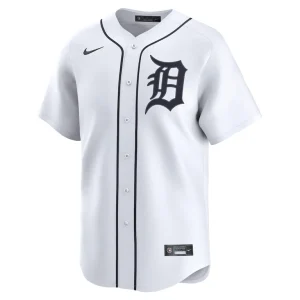 Detroit tigers nike home limited jersey White M