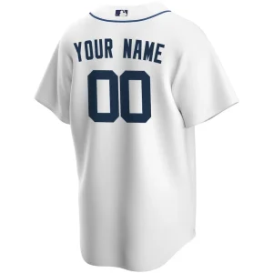 Detroit tigers nike home replica custom jersey White L