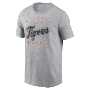 Detroit tigers nike home team athletic arch t shirt Heather gray M