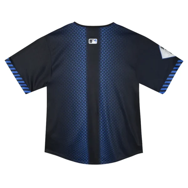 Detroit tigers nike infant 2024 city connect limited jersey Navy 24 MO