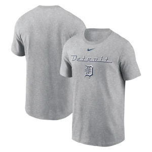 Detroit tigers nike local home town t shirt Heather charcoal