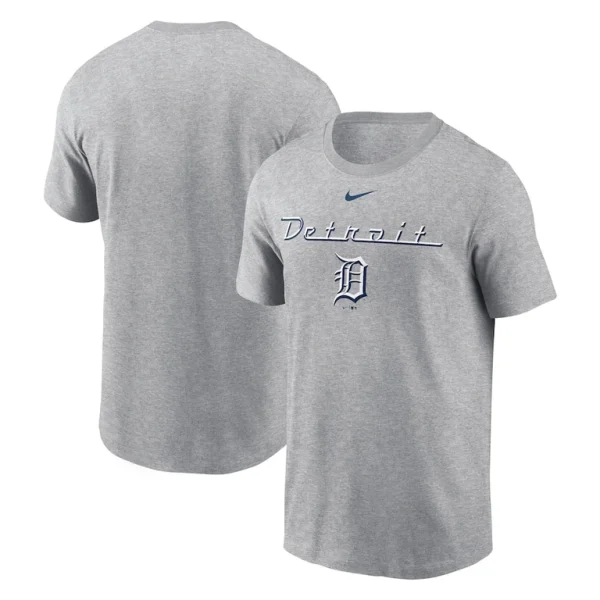 Detroit tigers nike local home town t shirt Heather charcoal