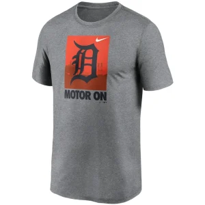 Detroit tigers nike local logo legend t shirt Heathered gray M