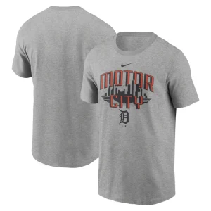 Detroit tigers nike motor city local team t shirt Heathered gray