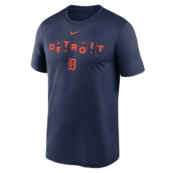 Detroit tigers nike motown hometown legend performance t shirt Navy M