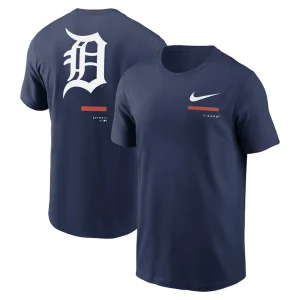 Detroit tigers nike over the shoulder t shirt Navy