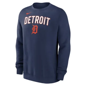Detroit tigers nike pullover sweatshirt Navy M