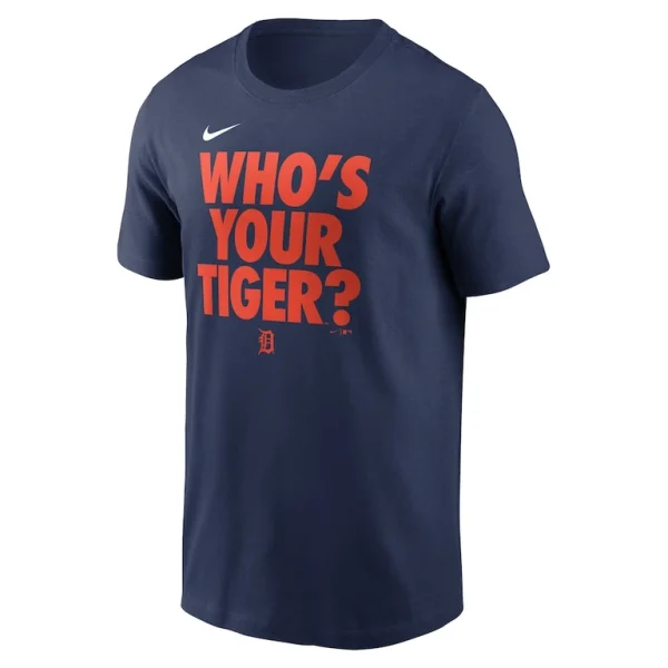 Detroit tigers nike rally rule t shirt Navy M