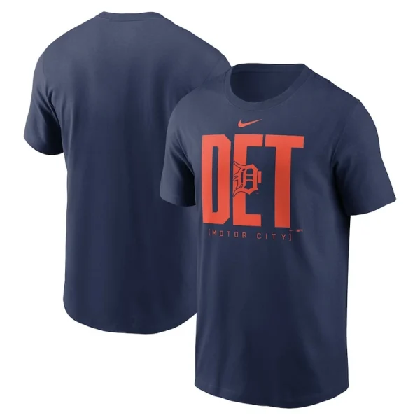 Detroit tigers nike scoreboard t shirt Navy