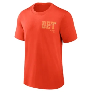 Detroit tigers nike statement game over t shirt Orange M