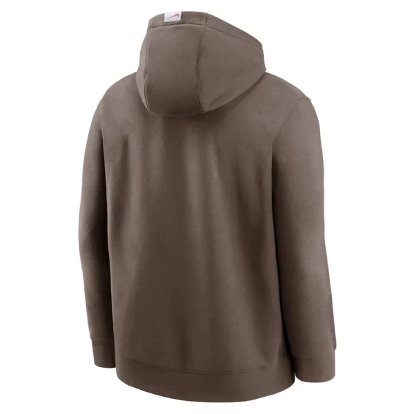 Detroit tigers nike statement pullover hoodie Light brown L