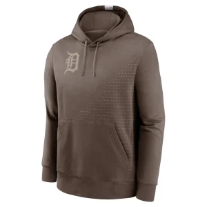 Detroit tigers nike statement pullover hoodie Light brown M