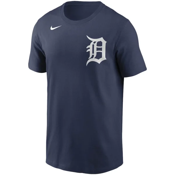 Detroit tigers nike team wordmark t shirt Navy M