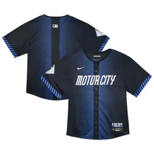 Detroit tigers nike toddler city connect team limited jersey Blue