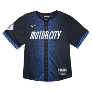 Detroit tigers nike toddler city connect team limited jersey Blue 3T