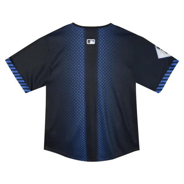 Detroit tigers nike toddler city connect team limited jersey Blue 4T