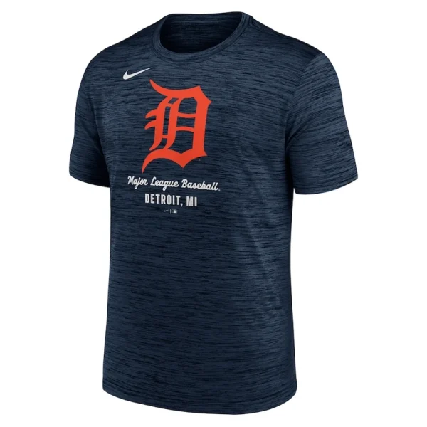 Detroit tigers nike velocity performance t shirt Navy M