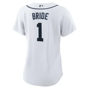 Detroit tigers nike womens 1 bride home replica jersey White L