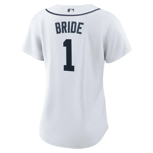 Detroit tigers nike womens 1 bride home replica jersey White L