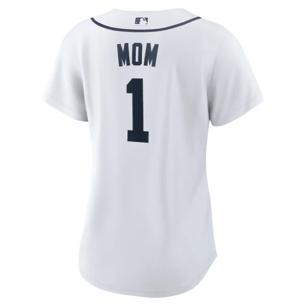 Detroit tigers nike womens 1 mom home replica jersey White L