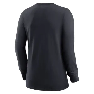 Detroit tigers nike womens authentic collection legend performance long sleeve t shirt Navy M