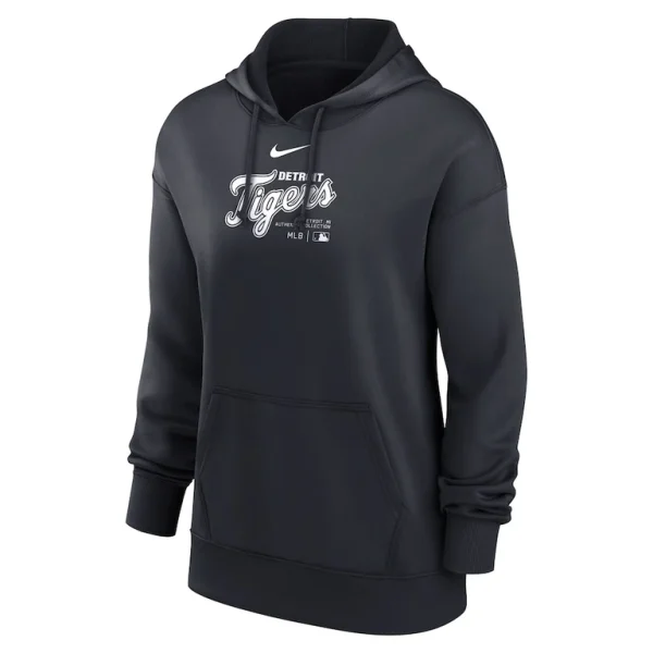 Detroit tigers nike womens authentic collection performance pullover hoodie Navy S