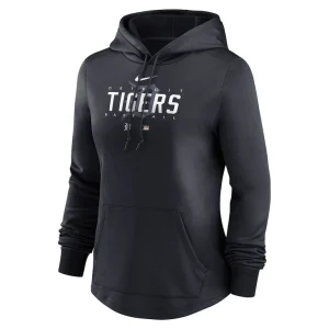 Detroit tigers nike womens authentic collection pregame performance pullover hoodie Navy S