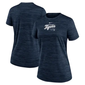 Detroit tigers nike womens authentic collection velocity performance t shirt Navy