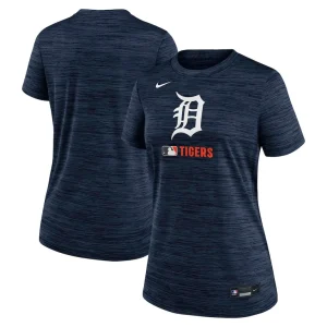 Detroit tigers nike womens authentic collection velocity performance t shirt Navy