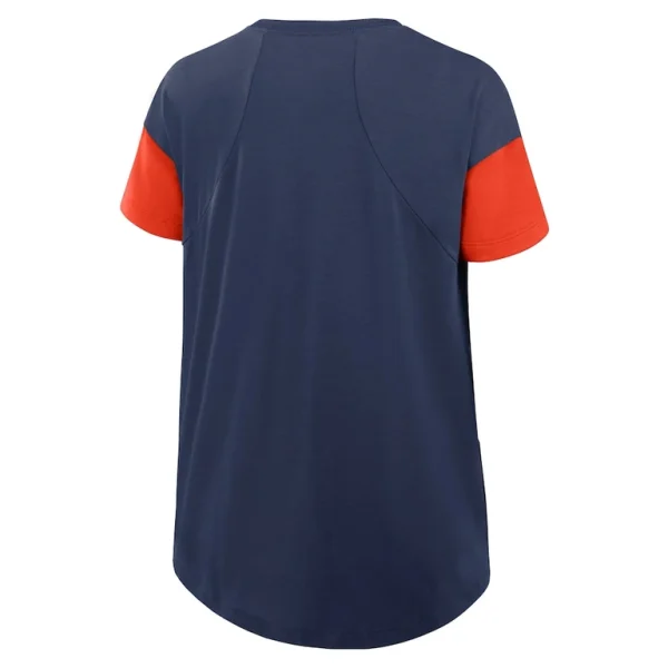 Detroit tigers nike womens flowy t shirt Navy M