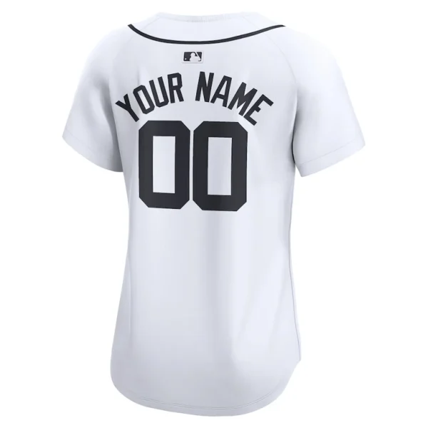 Detroit tigers nike womens home limited custom jersey White L