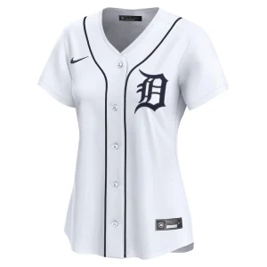 Detroit tigers nike womens home limited jersey White M