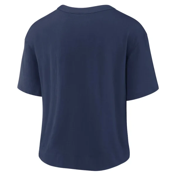 Detroit tigers nike womens line up high hip fashion t shirt Navywhite M