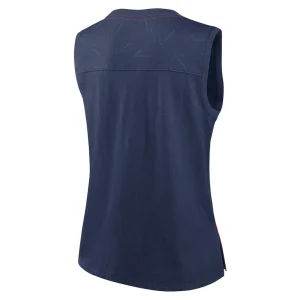 Detroit tigers nike womens muscle play tank top Navy M