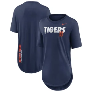 Detroit tigers nike womens nickname weekend tri blend t shirt Navy