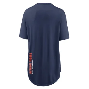 Detroit tigers nike womens nickname weekend tri blend t shirt Navy M