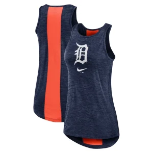 Detroit tigers nike womens right mix high neck tank top Navy