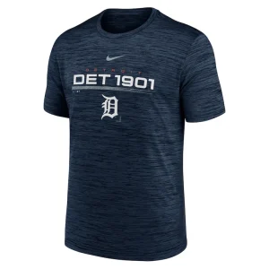 Detroit tigers nike wordmark velocity performance t shirt Navy M