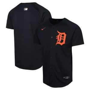 Detroit tigers nike youth alternate limited jersey Navy