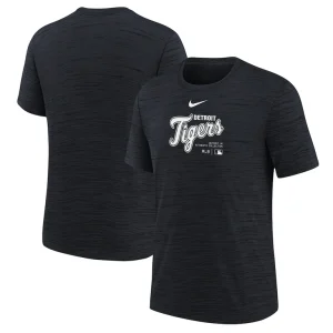 Detroit tigers nike youth authentic collection practice performance t shirt Navy