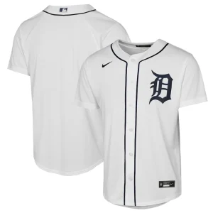 Detroit tigers nike youth home replica 2.0 jersey White