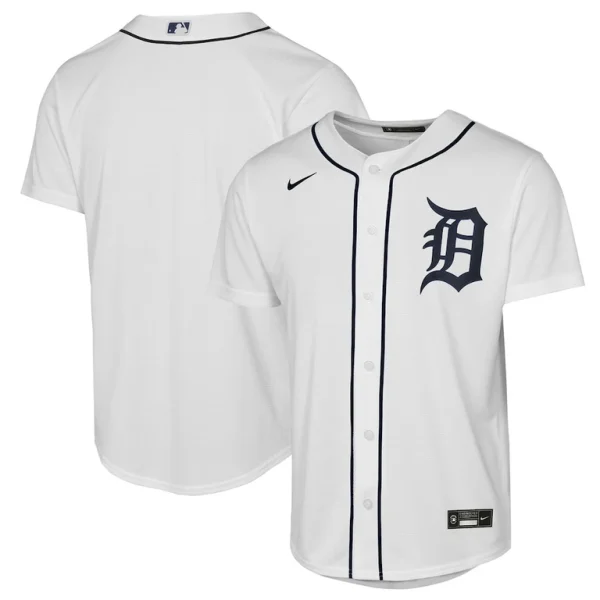 Detroit tigers nike youth home replica 2.0 jersey White